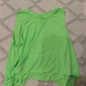 FP Movement by Free People Neon Green Layered Tank